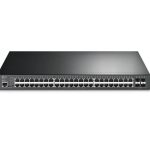 Switch TP-Link JetStream 48-Port Gigabit L2 Managed, TL-SG3452P interfata: