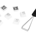 HP Gaming Keycaps Full set, HyperX Pudding, US Layout, White