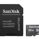 Card de Memorie MicroSD SanDisk 32GB, Adaptor SD, Class 4