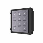 Modul de extensie videointerfon cu tastatura Hikvision DS-KD-KP; permite formarea codului