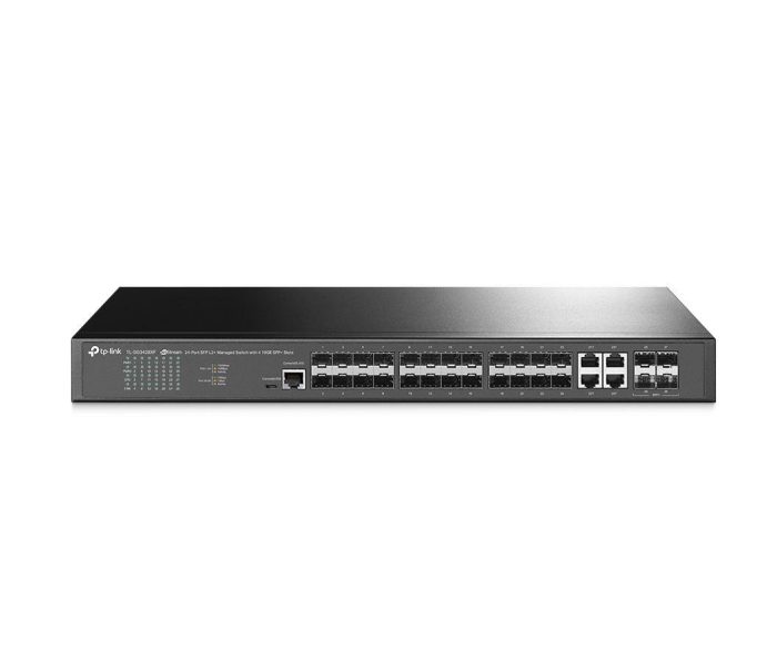 overlay_4e416a4a218f9a70d50d0c649949734e.JPG Switch TP-Link TL-SG3428XF, Jetstream, managed L2, 20 Gigabit SFP Slots, - imagine 1