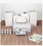 "Multifunctional inkjet color CISS Canon PIXMA G3470 White, dimensiune A4(Printare, - imagine 2