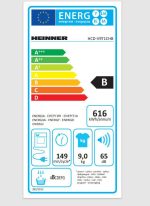 Uscator de rufe cu condensare Heinner HCD-V9T1CHB, Capacitate incarcare 9kg, - imagine 4