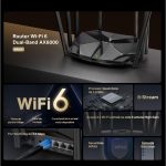 Mercusys MR90X Dual-Band WiFi 6 Router (AX6000), Standarde wireless: Wi-Fi - imagine 3