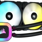 Cooler Corsair iCUE H100i RGB 240mm, 2 fans, Support