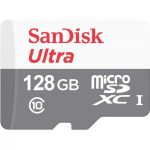 Card de Memorie Sandisk MicroSDXC, 128GB, Adaptor SD, Class 10