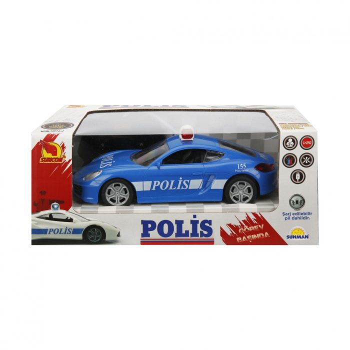 overlay_61f63b9321172894c7f2ec424fcf9c36.JPG REMOTE CONTROL POLICE CAR, AZTEC, SCALE 1:20 - imagine 1