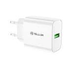 Incarcator priza Tellur USB-A QC3.0, 18W, alb - imagine 2