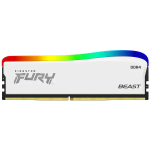 Memorie RAM Kingston Fury Beast White, DIMM, DDR4, 8GB, CL16,