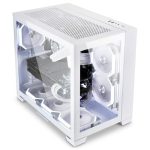 Carcasa Lian Li O11 Dyn Mini Snow Edition Mid-Tower Tempered - imagine 8