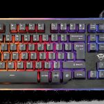 Tastatura Trust GXT 860 Thura, Semi-mechanical Gaming, neagra