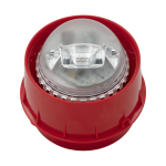 Sirena cu flash, adresabila, LED-uri de culoare rosie, lentila de