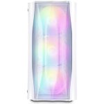 Carcasa 1STPLAYER Gaming X3-M-4F1-W-WH, fara sursa, alba - imagine 3