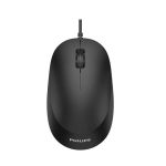 Mouse Philips SPK7207, cu fir, optic, 1200 DPI, negru
