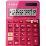 Calculator birou Canon LS123KPK roz, 12 digiti, ribbon, display LCD,
