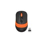 Mouse A4tech, gaming, wireless, optic, 2000 dpi, negru / portocaliu
