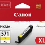 Cartus cerneala Canon CLI-571XL, yellow, capacitate 11ml, pentru Canon Pixma