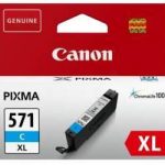 Cartus cerneala Canon CLI-571XL, cyan, capacitate 11ml, pentru Canon Pixma