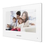 Monitor videointerfon WIFI modular 7 color Hikvision DS-KH6320-WTE1-W; culoare alba,
