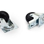 Set 4 roti Triton 2 roti cu frana, incarcare maxima