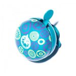 Sonerie Ding-Dong Pegas 60mm, model 6, Otel, Verde cu Mov+Bej