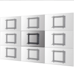 Suport Neomounts pentru Video wall, 42"-70", 35kg, VESA min. 200x200