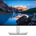 Monitor LED Dell U2422HE, 24inch, IPS FHD, 5ms, 60Hz, argintiu