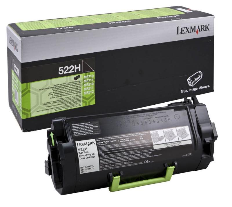 overlay_bbe3791c64054716ed11511bfb4e7890.jpg Toner Lexmark 52D2H00, black, 25 k, MS810de , MS810dn , - imagine 1
