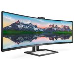 MONITOR Philips 499P9H 48.8 inch, Panel Type: VA, Backlight: WLED