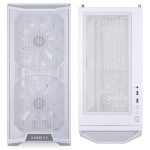 Carcasa Lian Li LANCOOL 215 Mid-Tower ARGB Tempered Glass alb, - imagine 3