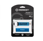 USB Flash Drive Kingston 64GB IronKey Keypad 200, USB 3.2 - imagine 4