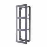 Panou frontal pentru 3 module videointerfon modular Hikvision DS-KD-ACW3; permite