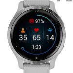 Ceas Smartwatch Garmin Venu 2S, GPS Wi-Fi, Mist Grey +