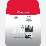 Cartuse cerneala Canon PG-560MULTI value pack, black & colour, capacitate