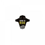 Aparatoare Reverse Born to Ride negru/alb/galben