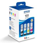 Kit cartuse cerneala Epson 103, multipack (cyan,magenta,yellow,black), pentru EcoTank L5296