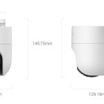 Camera supraveghere video WIFI Pan & Tilt Ezviz CS-H8C-R100-1J4WKFL; Senzor:1/2.7"