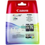 Cartus cerneala Canon PG-510 + Cl-511, multipack (black, color), pentru