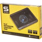 Cooling pad Serioux, SRXNCPN19, Dimensiuni: 330*250*27mm, Compatibilitate maxima laptop: 15.6