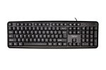 Tastatura Spacer SPKB-S62 cu fir, USB, 104 taste, anti-spill, negru - imagine 2