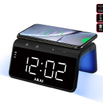 Ceas cu fct. de incarcare AKAI ACRB-2000, putere incarcare 10W