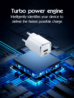 Incarcator retea Serioux 30W Quick Charge, Intrare AC100-240V~ 50/60Hz 0.7A - imagine 10