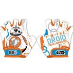 MANUSI PENTRU BICICLETA SEVEN, MODEL STAR WARS, ALB PORTOCALIU