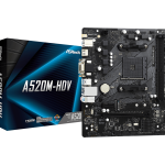 Placa de baza ASRock A520M-HDV, Socket AM4