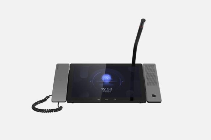 overlay_effac9a59841495a64835250e7c40004.JPG Unitate de control( Master station) cu Android pentru videointerfonie Hikvision - imagine 1