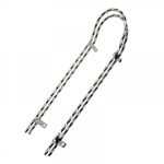 Sissy bar suport sa, profil patrat torsionat, dublu,lungime 18 inch,