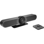 Logitech WebCam MeetUp 4K, Bluetooth, Difuzoare incorporate, telecomanda, negru - imagine 2