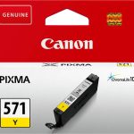 Cartus cerneala Canon CLI-571Y, yellow, capacitate 7ml, pentru Canon Pixma