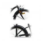 Aparatori Strada Mini 16 +suport, Negru